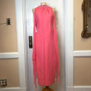 Vintage 1970s Circa Handmade Pink Dress